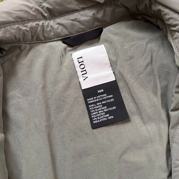 EUC Vuori Quilted Shirted Jacket - Green, Size XS/S - Picture 9 of 13